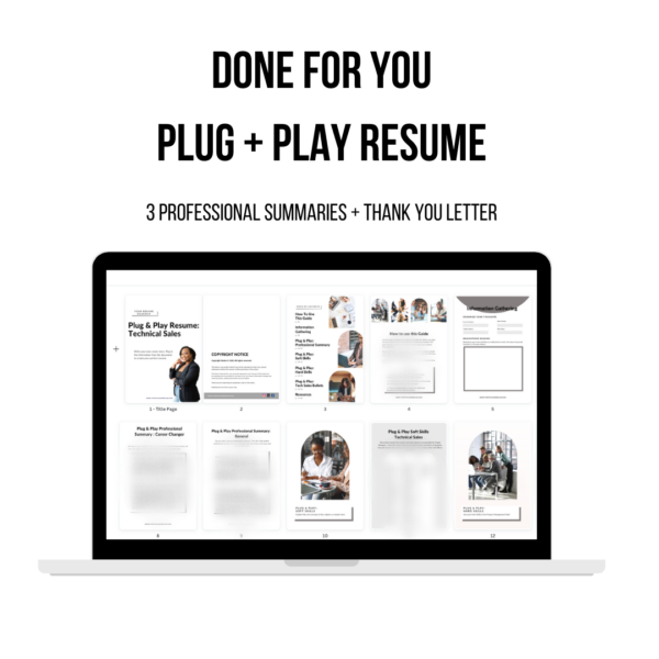 Technical Sales Plug & Play Resume - Image 3
