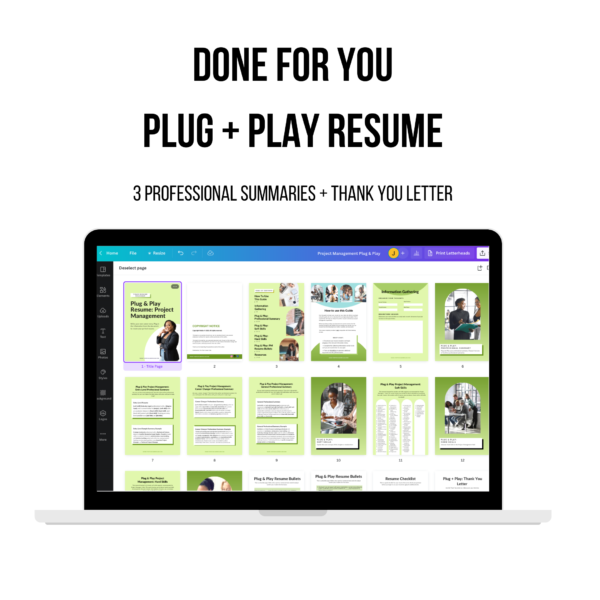 Project Management Plug & Play Resume - Image 4